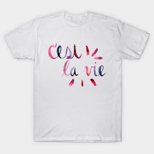 C’est La Vie - Berry T-Shirt